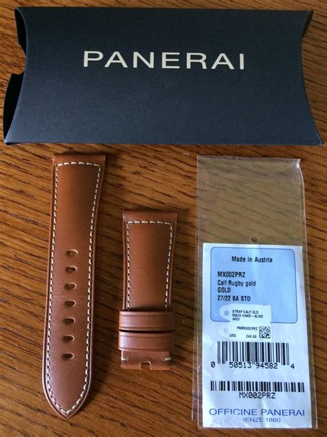 22mm strap panerai|aftermarket Panerai straps.